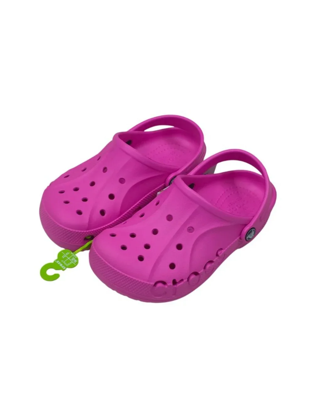 Crocs Baya Clog Kids Shoes Size J3 Lightweight Design For Everyday Comfort Pink